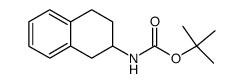 tert-butyl 1,2,3,4-tetrahydronaphthalen-2-ylcarbamate 结构式