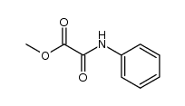 2-氧代-2-(苯胺基)乙酸甲酯 结构式