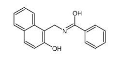 Benzamide, N-[(2-hydroxy-1-naphthalenyl)methyl]- 结构式