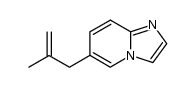 6-(2-甲基-2-烯丙基)咪唑并[1,2-A]吡啶 结构式
