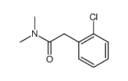 2-氯-N,N-二甲基苯乙酰胺 结构式