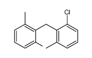 2,2'-亚甲基双[3-氯甲苯] 结构式