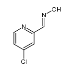 4-氯-2-吡啶甲醛肟 结构式