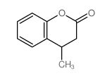 4-甲基-3,4-二氢色烯-2-酮 结构式