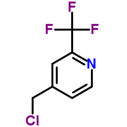 4-氯甲基-2-三氟甲基吡啶 结构式