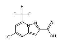 5-羟基-7-(三氟甲基)吡唑并[1,5-a]吡啶-2-羧酸 结构式