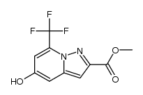 5-羟基-7-(三氟甲基)吡唑并[1,5-a]吡啶-2-羧酸甲酯 结构式