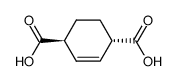 (1R,4S)-2-Cyclohexene-1,4-dicarboxylic acid 结构式