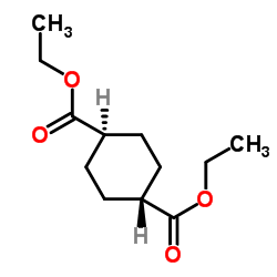 反-1,4-环己烷二羧酸二乙酯 结构式