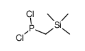 Phosphonous dichloride, P-[(trimethylsilyl)methyl]- 结构式
