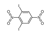 1,3-二碘-2,5-二硝基苯 结构式