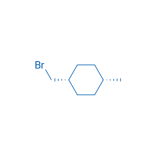 1-(溴甲基)-4-甲基环己烷 结构式