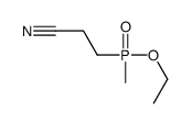 Phosphinic acid, P-(2-cyanoethyl)-P-methyl-, ethyl ester 结构式
