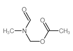 Formamide,N-[(acetyloxy)methyl]-N-methyl- 结构式