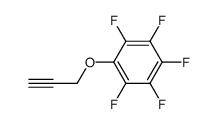 Benzene, 1,2,3,4,5-pentafluoro-6-(2-propyn-1-yloxy)- 结构式