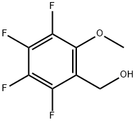 2,3,4,5-四氟-6-甲氧基苯甲醇 结构式