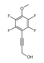 2-Propyn-1-ol, 3-(2,3,5,6-tetrafluoro-4-methoxyphenyl)- 结构式