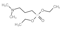 Phosphonicacid, P-[3-(dimethylamino)propyl]-, diethyl ester 结构式