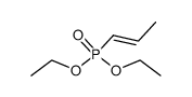 Phosphonic acid, P-(1E)-1-propen-1-yl-, diethyl ester 结构式