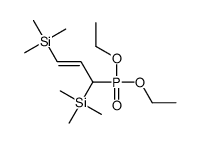 Phosphonic acid, [1,3-bis(trimethylsilyl)-2-propenyl]-, diethyl ester (9CI) 结构式