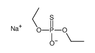 O,O-二乙基硫(醇)代磷酸钠 结构式