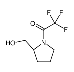 2-Pyrrolidinemethanol, 1-(trifluoroacetyl)-, (2S)- (9CI) 结构式