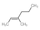 (2E)-3-甲基-2-己烯 结构式