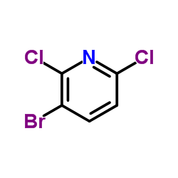 3-溴-2,6-二氯吡啶 结构式