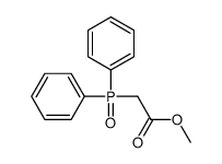 (二苯基膦酰基)乙酸甲酯 结构式