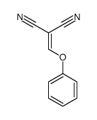 2-(苯氧亚甲基)丙二腈 结构式