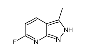 6-氟-3-甲基-1H-吡唑并[3,4-B]吡啶 结构式