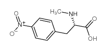 N-甲基-4-硝基-L-苯丙氨酸 结构式