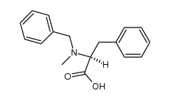 L-Phenylalanine, N-methyl-N-(phenylmethyl)- 结构式