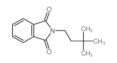 2-(3,3-二甲基丁基)-1H-异吲哚-1,3(2H)-二酮 结构式