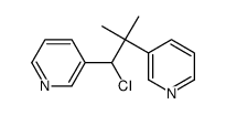 Pyridine, 3,3'-(2-chloro-1,1-dimethyl-1,2-ethanediyl)bis- (9CI) 结构式