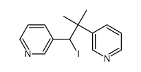 3,3'-(2-碘-1,1-二甲基-1,2-亚乙基)二吡啶 结构式
