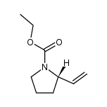 (2S)-2-乙烯基-1-吡咯烷羧酸乙酯 结构式