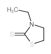 2-Thiazolidinethione, 3-ethyl- 结构式