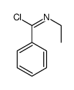 N-乙基苯甲酰亚胺酰氯 结构式
