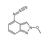 4-叠氮基-2-甲氧基-2H-吲唑 结构式