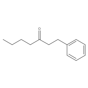1-苯基-3-庚酮 结构式