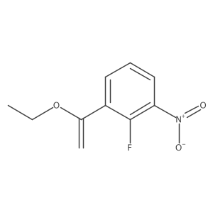 1-(1-乙氧基乙烯基)-2-氟-3-硝基苯 结构式