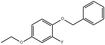 4-乙氧基-2-氟-1-(苯基甲氧基)苯 结构式