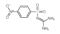 Benzenesulfonamide, N-(aminoiminomethyl)-4-nitro- 结构式