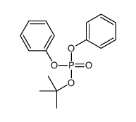 Phosphoric acid, 1,1-dimethylethyl diphenyl ester 结构式