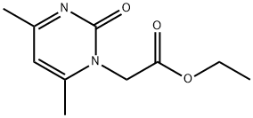 4,6-二甲基-2-氧代-1(2H)-嘧啶乙酸乙酯 结构式