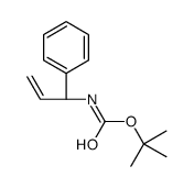 tert-butyl (R)-1-phenylallylcarbamate 结构式