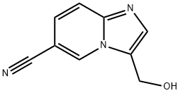 3-(羟甲基)咪唑并[1,2-a]吡啶-6-甲腈 结构式