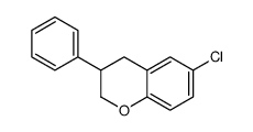 6-氯-3-苯基-3,4-二氢-2H-色烯 结构式