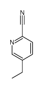 5-乙基吡啶-2-甲腈 结构式